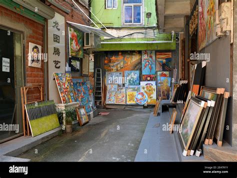 ORIGINAL COPIES: THE DAFEN OIL PAINTING VILLAGE.